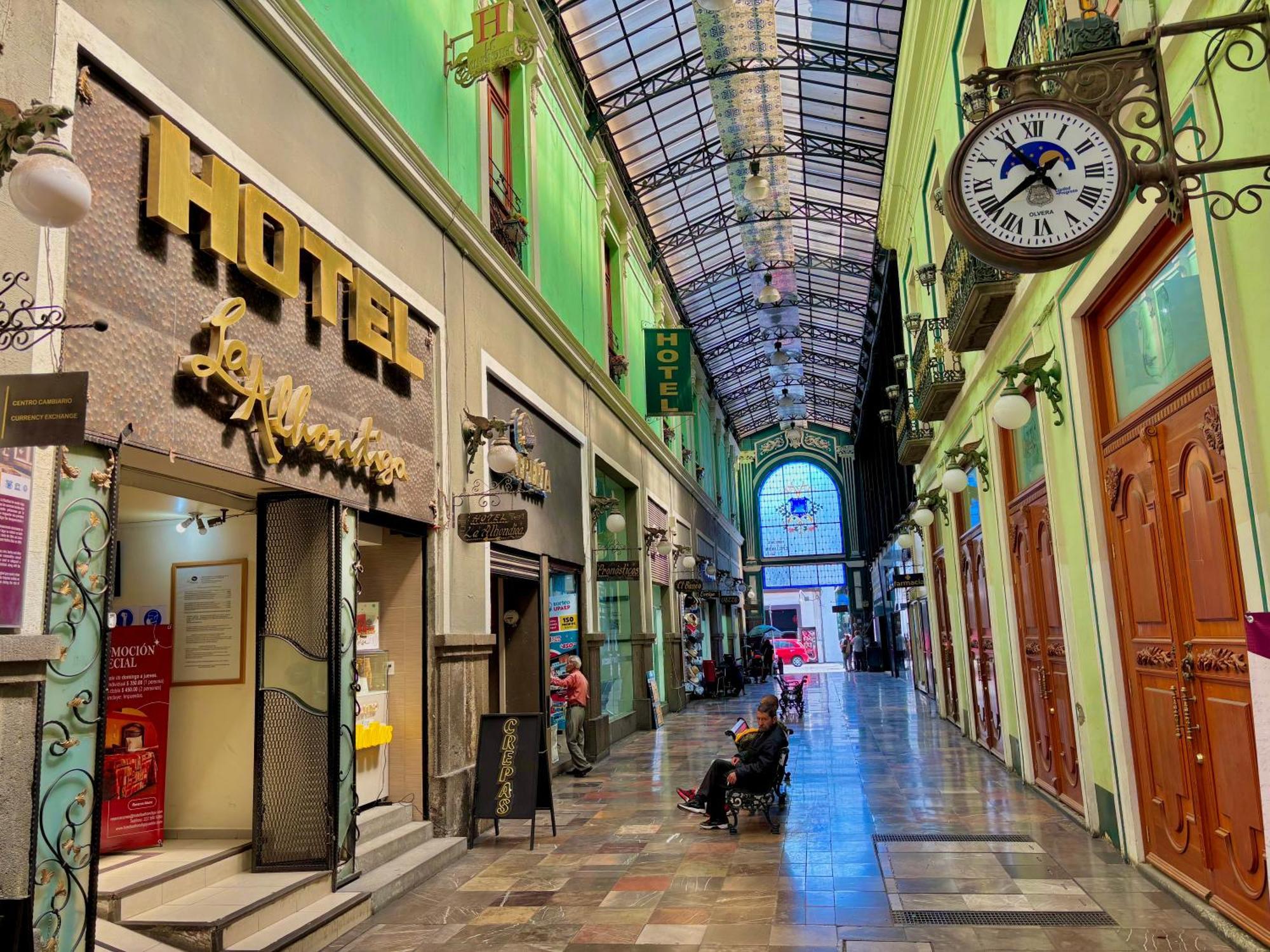 Hotel La Alhondiga Puebla Luaran gambar